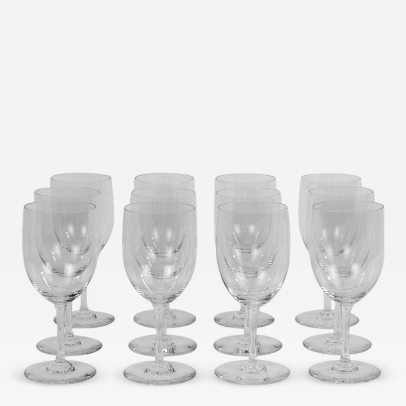 Twelve Baccarat Perfection Red Wine Glasses