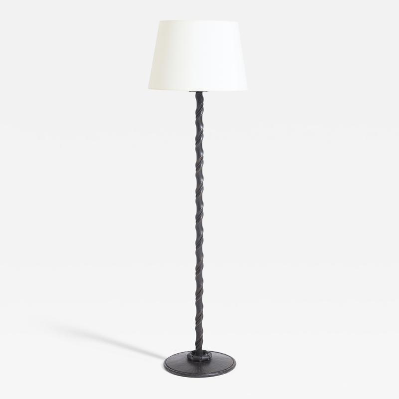 Twisted Iron Floor Lamp