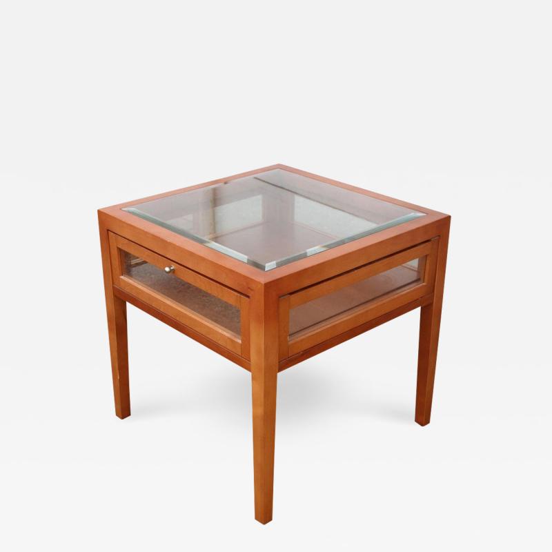 Two Tier Modern Display Side Table