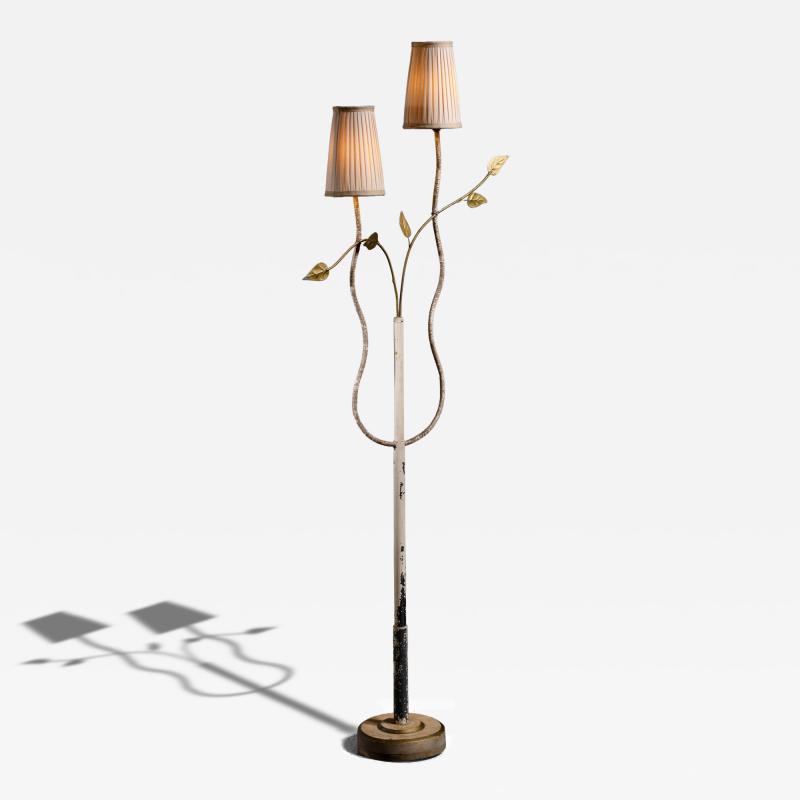 Two armed floor lamp