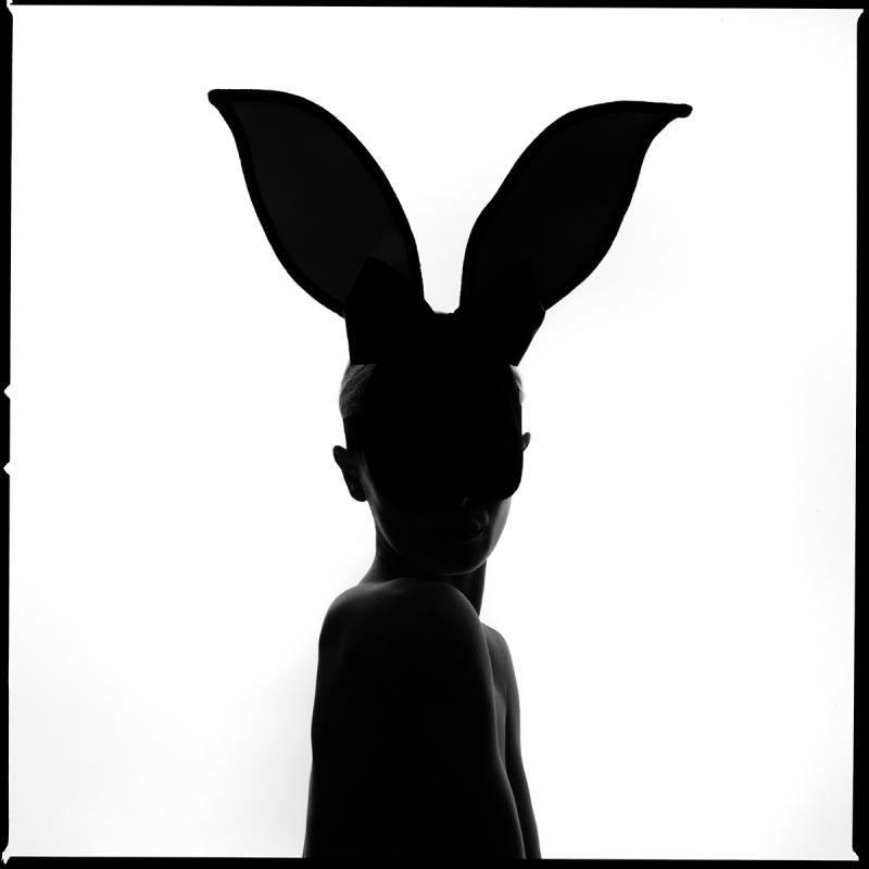 Tyler Shields Bunny Silhouette