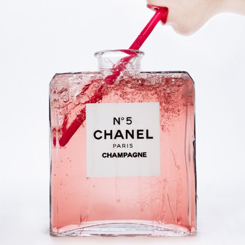 Tyler Shields Chanel Champagne