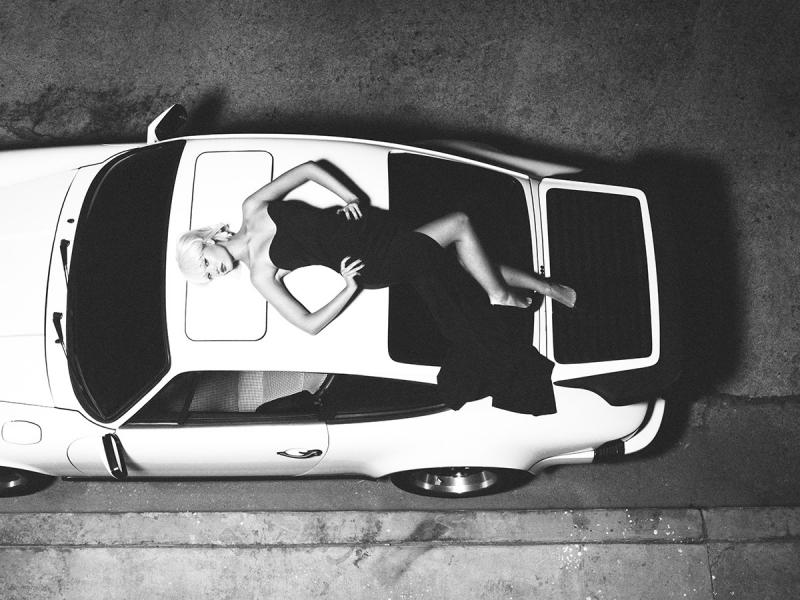 Tyler Shields Girl on the Porsche