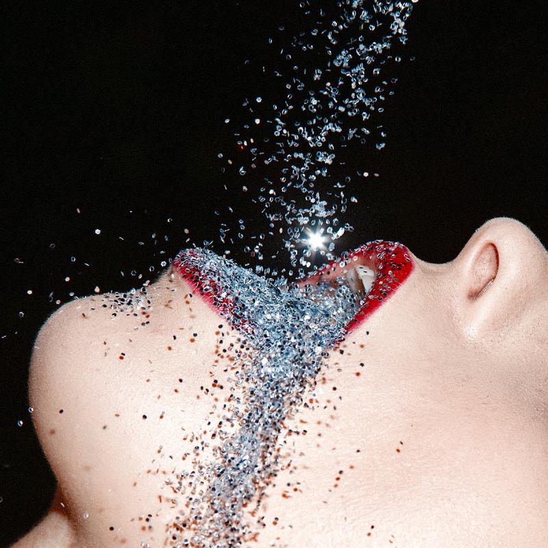 Tyler Shields Glitter Pour