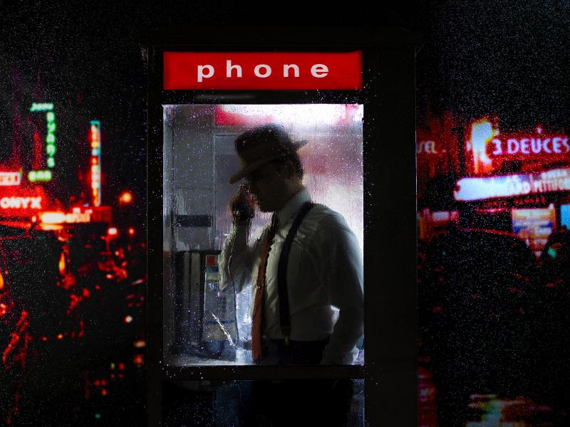 Tyler Shields The Man in the Phonebooth