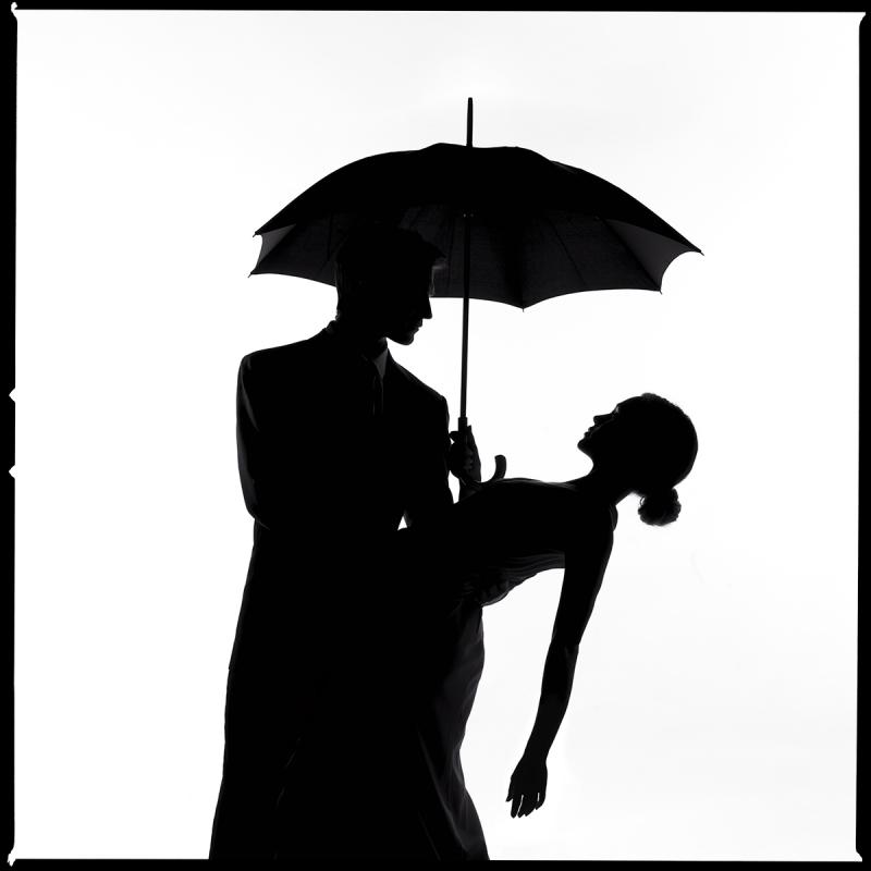 Tyler Shields Umbrella Silhouette