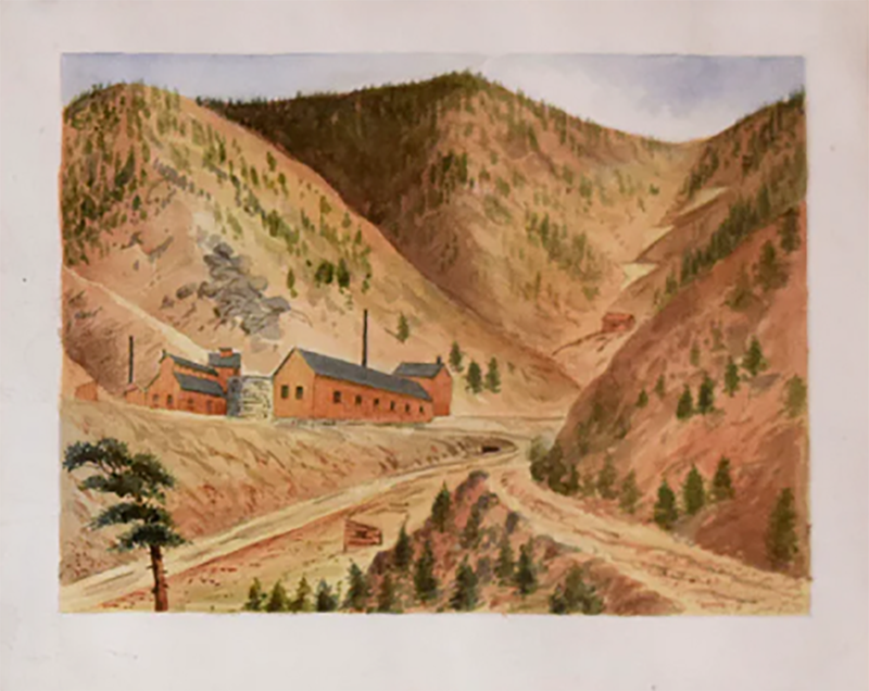 UNKNOWN ARTIST THE FAIRMOUNT GOLD AND SILVER MINING COMPANY