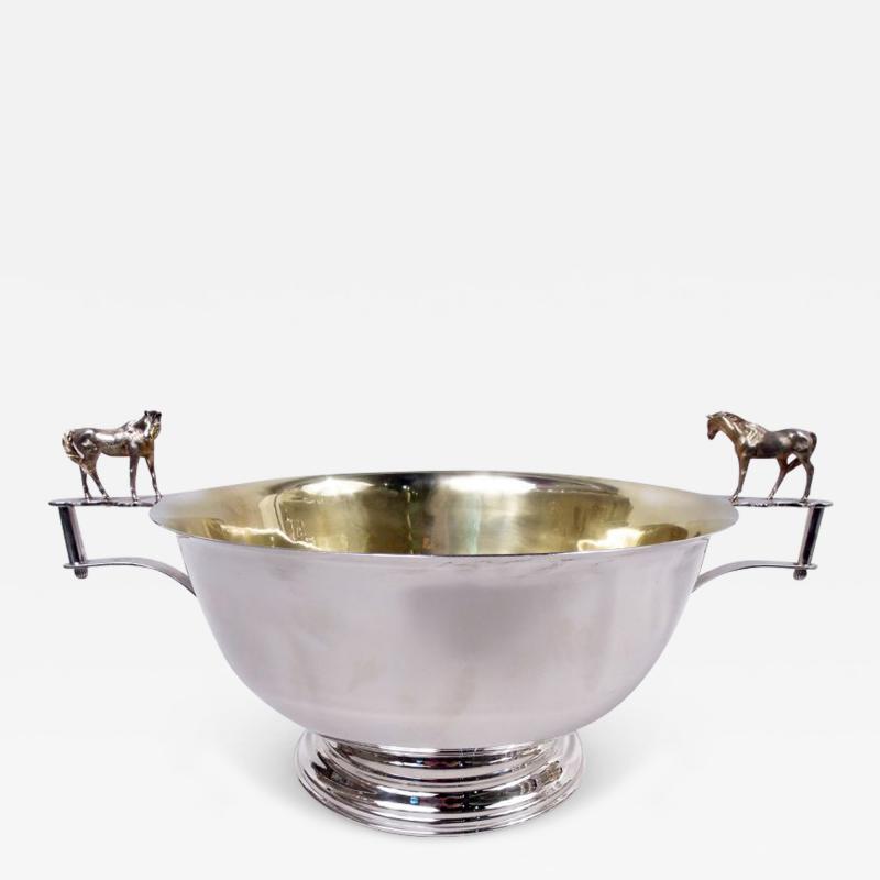 Ubaldo Vitali Large Contemporary Classical Horse Trophy Bowl