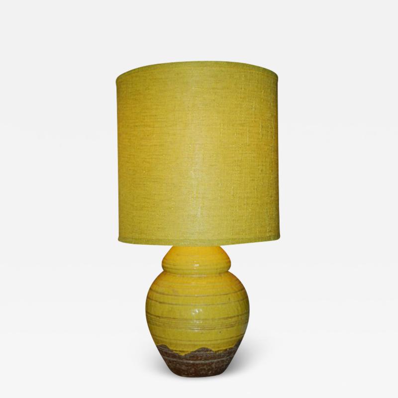 Ugo Zaccagnini Ceramic Table Lamp with Custom Shade