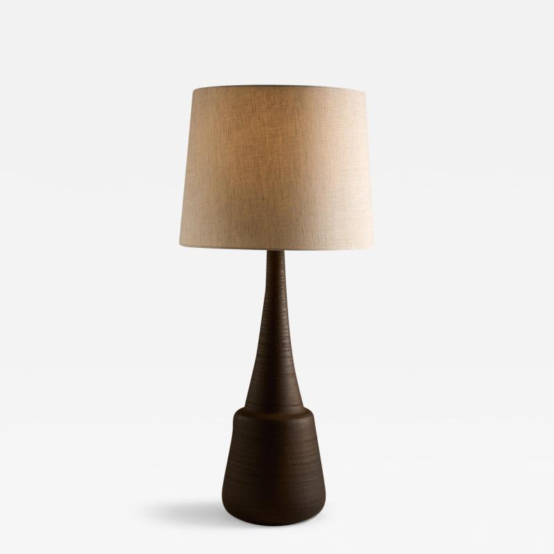 Ulla and Knud Pedersen Large Ceramic Table Lamp by Ulla and Knud Pedersen Bagenkop Denmark 1975