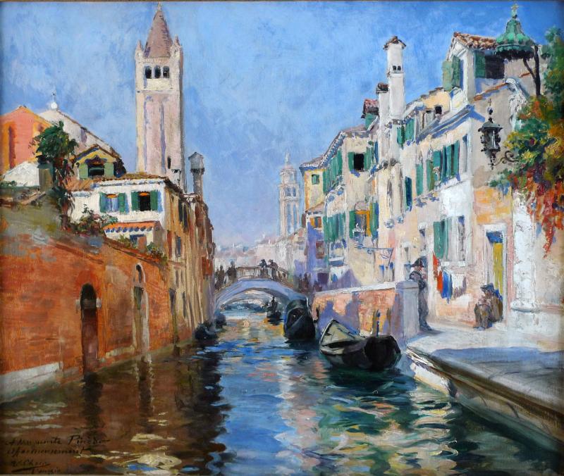 Ulpiano Checa Venice Canal