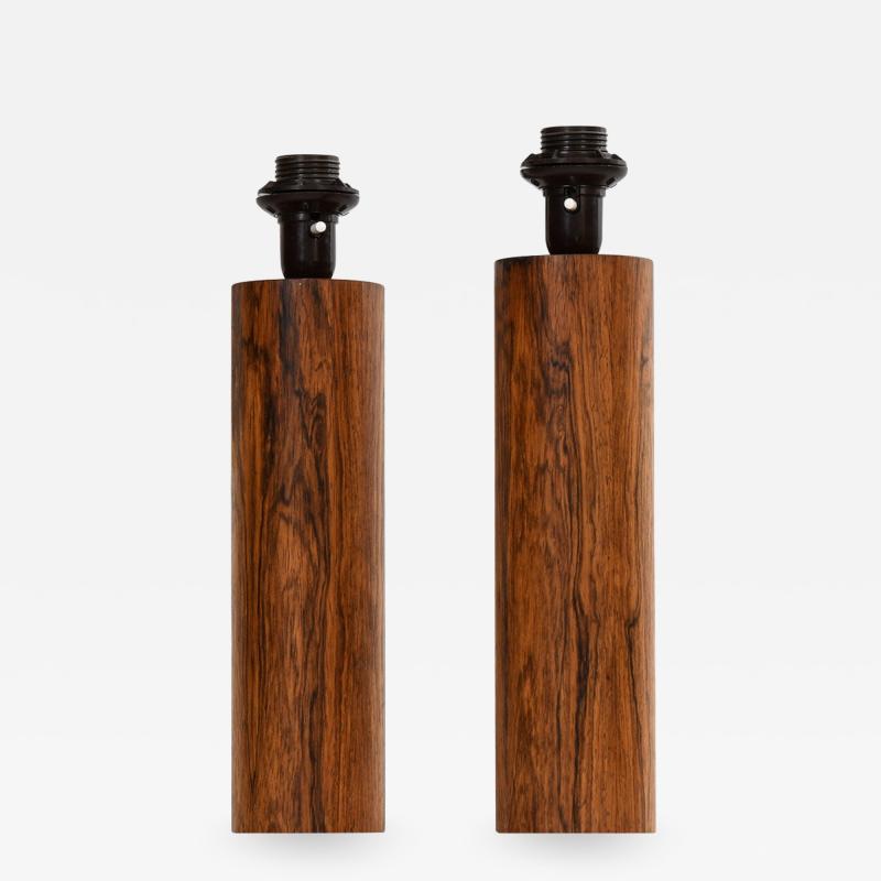 Uno Osten Kristiansson Table Lamps Probably Produced by Luxus