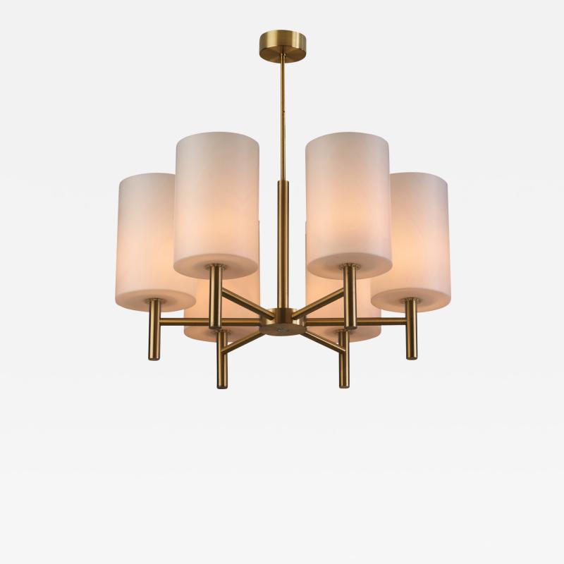 Uno Osten Kristiansson Uno sten Kristiansson Brass Ceiling Light for Luxus AB Vittsj Sweden 1960s