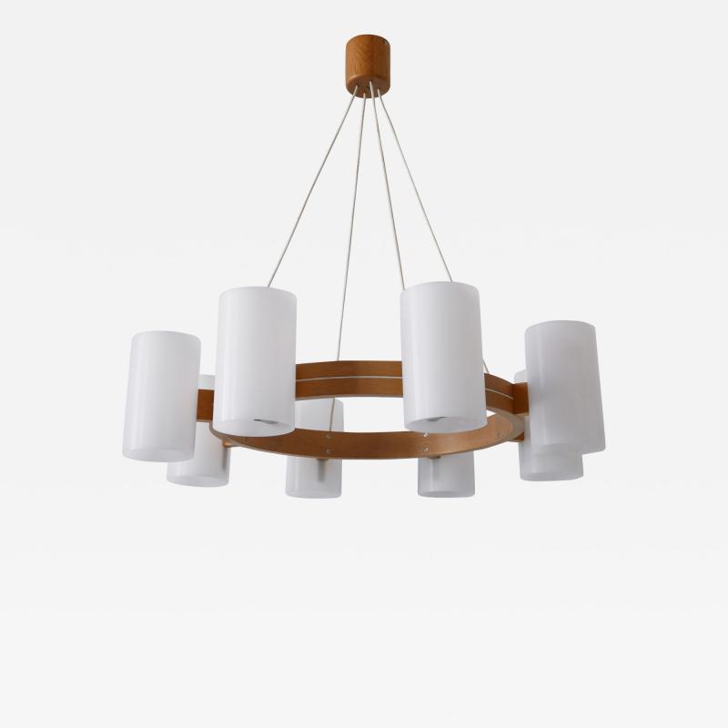 Uno Osten Kristiansson XL Chandelier 587 Cylinder by Uno sten Kristiansson for Luxus Vittsj 1960s