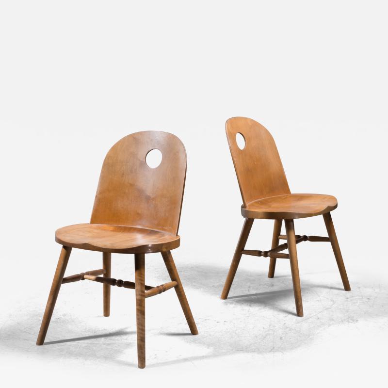 Uno hren Pair of chairs by Uno hr n for Gemla