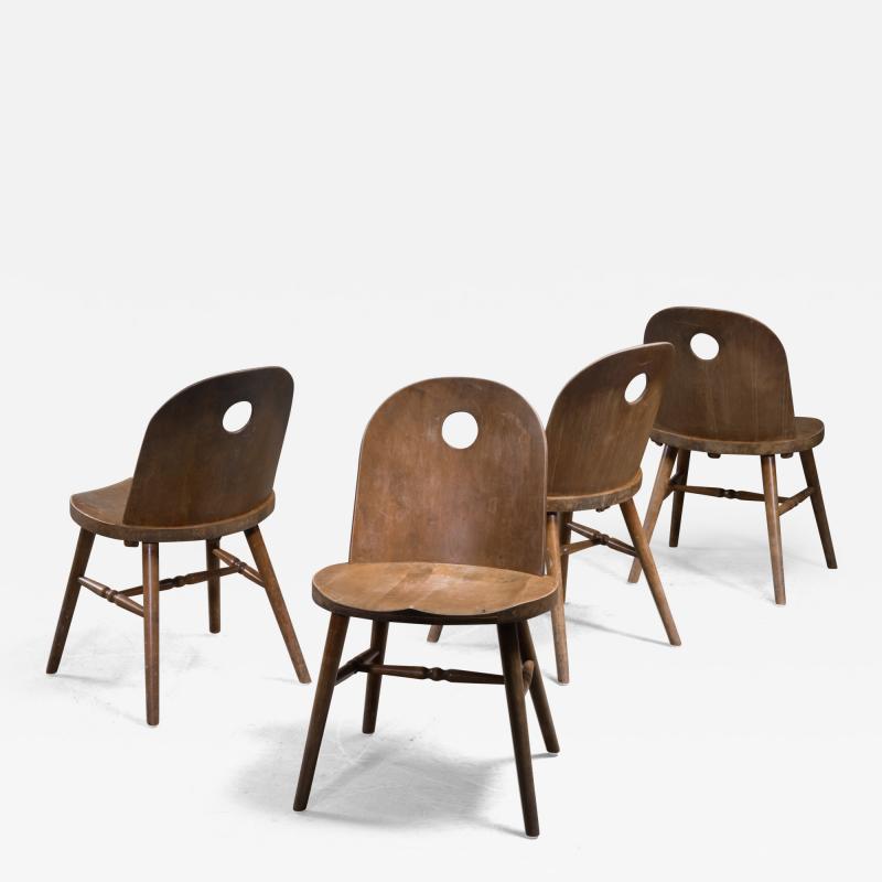 Uno hren Set of four chairs by Uno hr n for Gemla