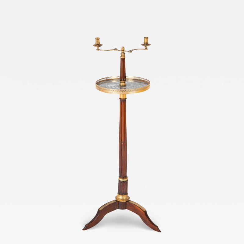 Unusual Louis XVI Style Two Lite Table Stand