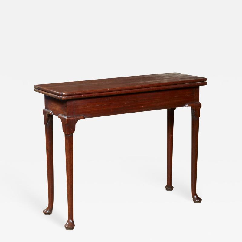 Unusually Narrow George II Card Table