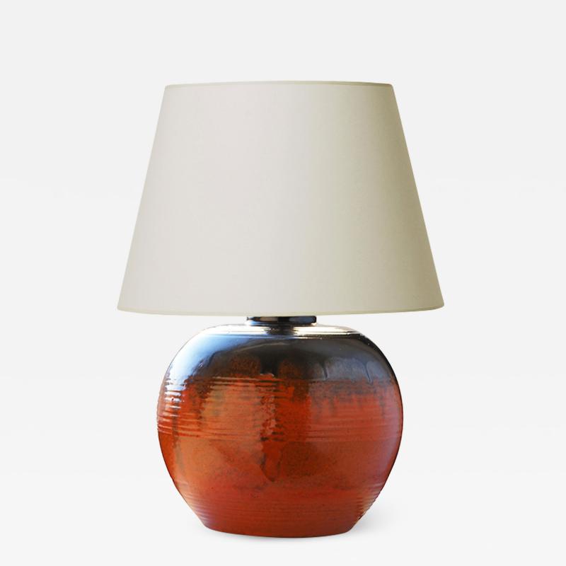 Upsala Ekeby Functionalist table lamp by Ekeby