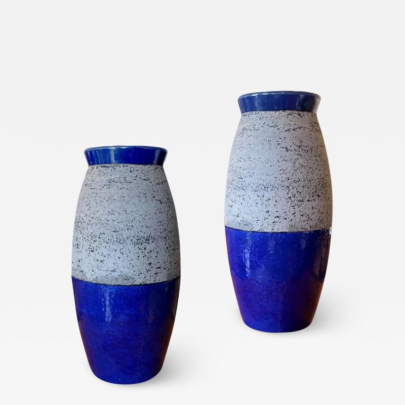 Upsala Ekeby Pair of Monumental Atoll Vases by Mari Simmulson for Ekeby