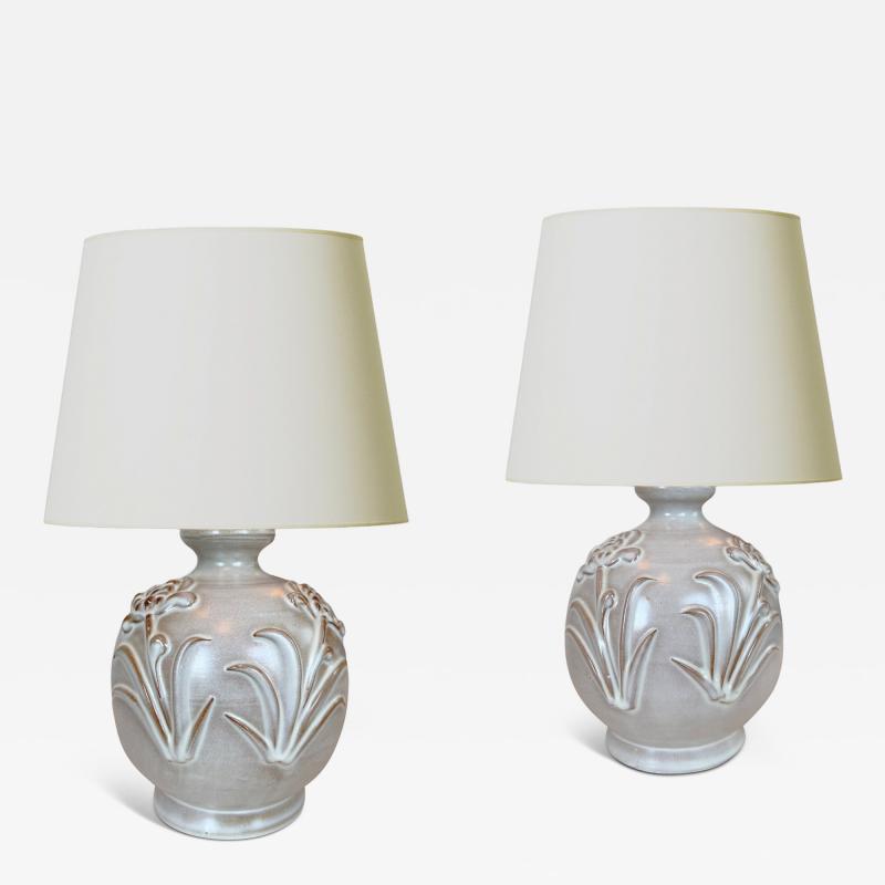 Upsala Ekeby Pair of Table Lamps by Anna Lisa Thomson attrib 