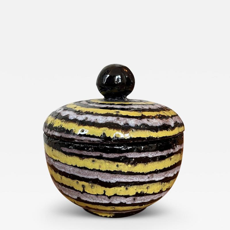 Upsala Ekeby Swedish Modern Lidded jar by Upsala Ekeby