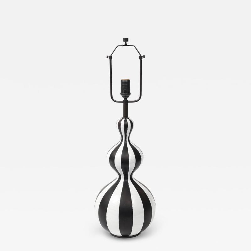 Urbano Zaccagnini 1950s Zaccagnini for Raymor Ceramic Table Lamp Signed