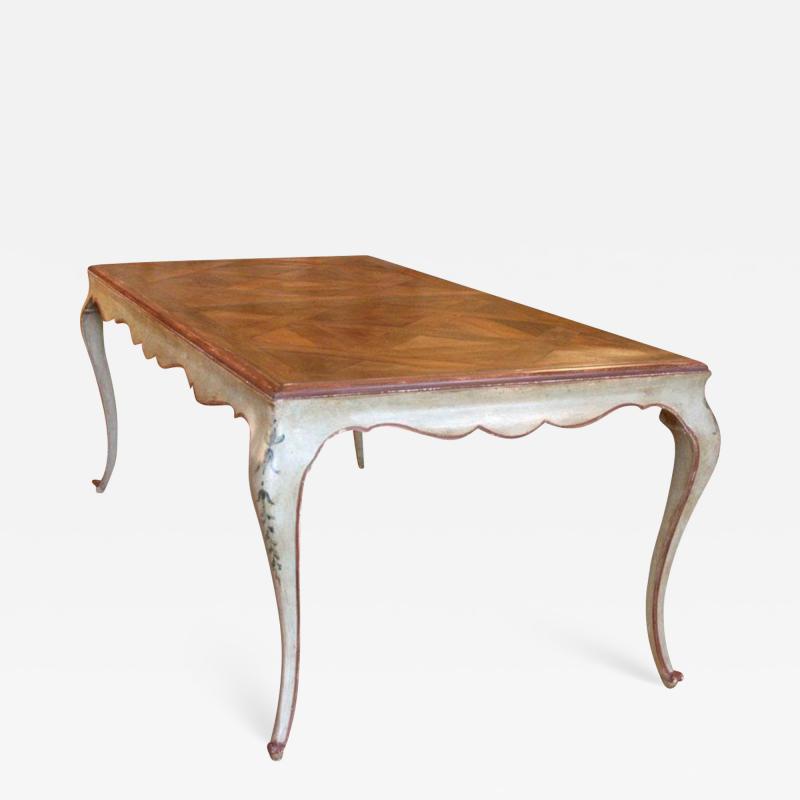 VERSAILLES PARQUET TOP DINING TABLE