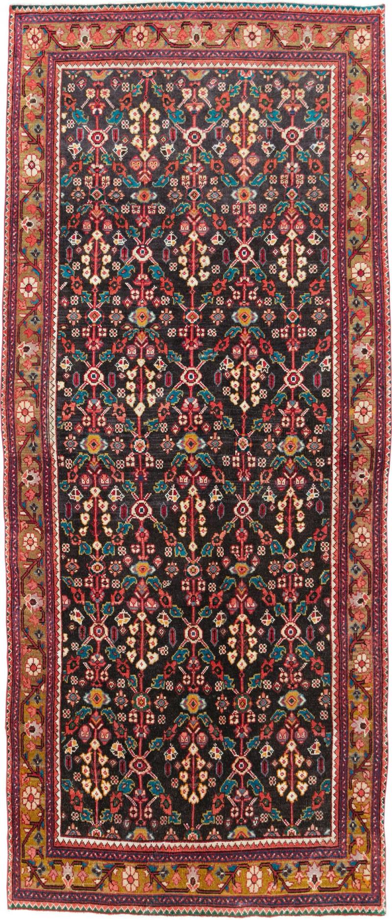 VINTAGE PERSIAN HAMADAN GALLERY RUG