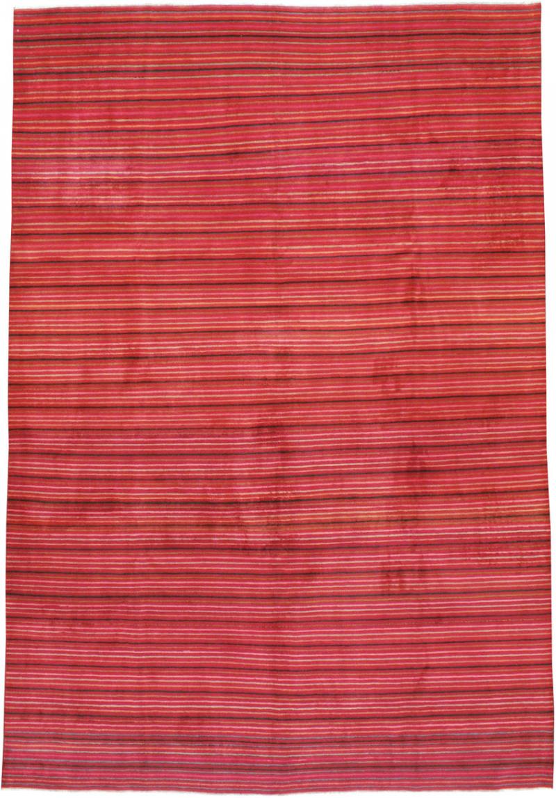 VINTAGE PERSIAN KASHAN MODERNIST CARPET