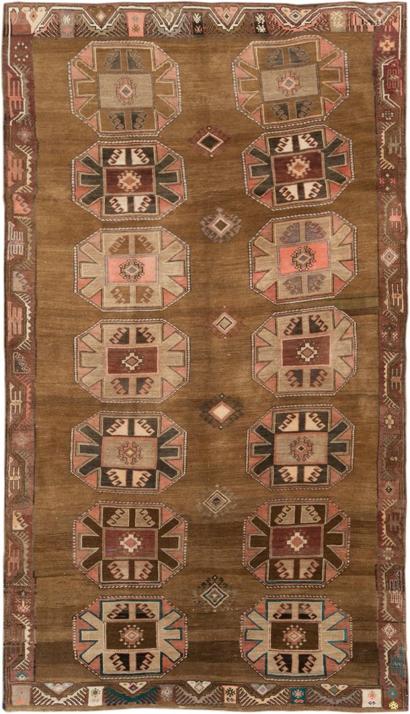 VINTAGE TURKISH TRIBAL LONG ROOM SIZE CARPET