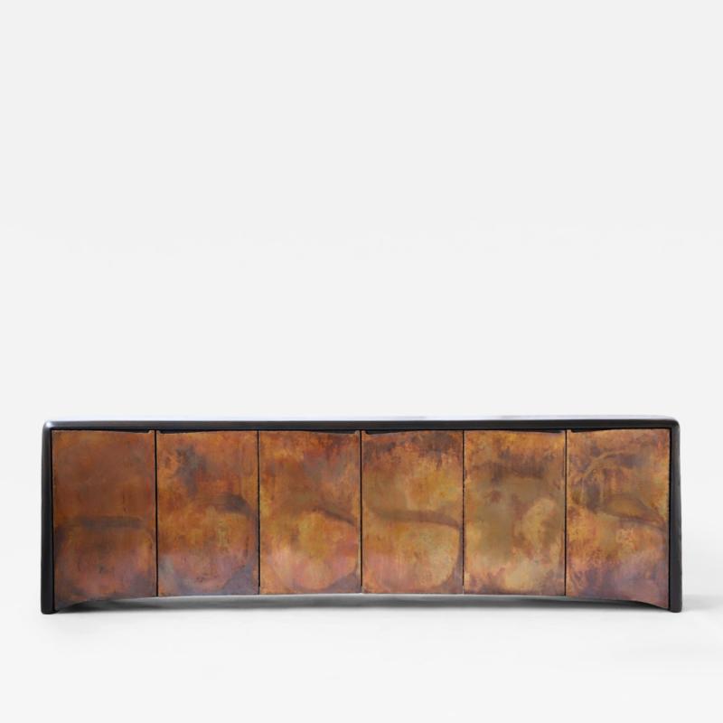 Valentin Loellmann Patinated Copper Credenza by Valentin Loellmann