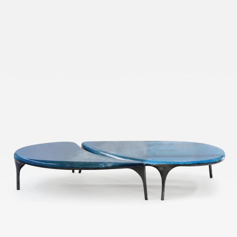 Valentin Loellmann TWO PARTS BLUE TABLE