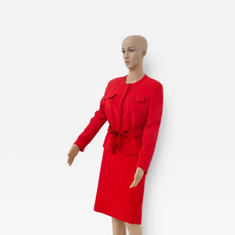 Valentino Garavani Valentino Garavani Red suit Sheath Dresses 1990