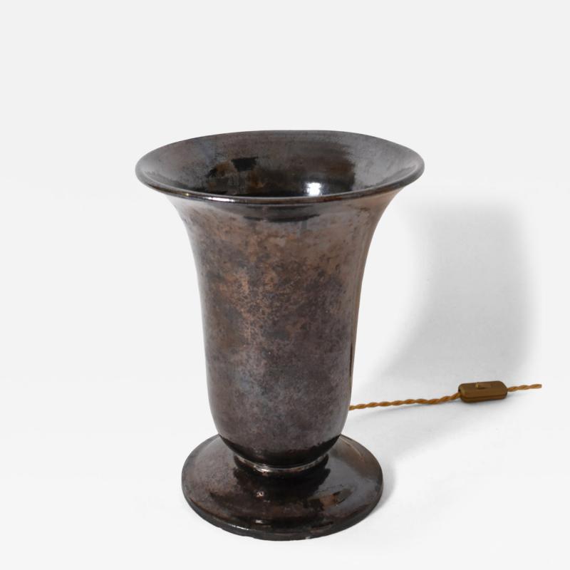 Vallauris large basin lamp 1940s 