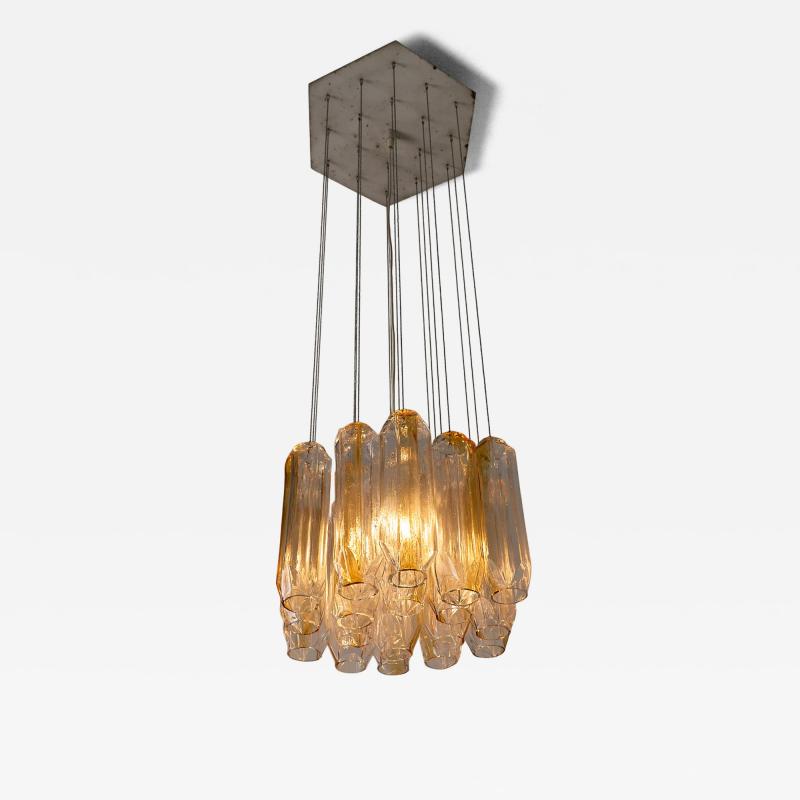 VeArt Murano Glass Quadrifoglio Pendant by VeArt 1970s