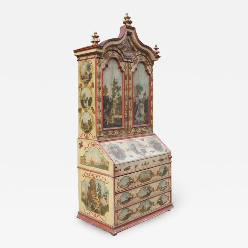 Venetian Lacca Povera Desk Secretary circa 1730