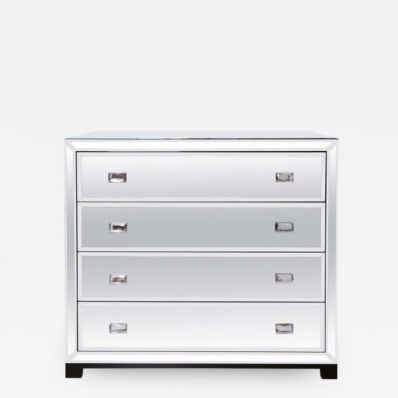 Venice chest of drawers with crystal handles