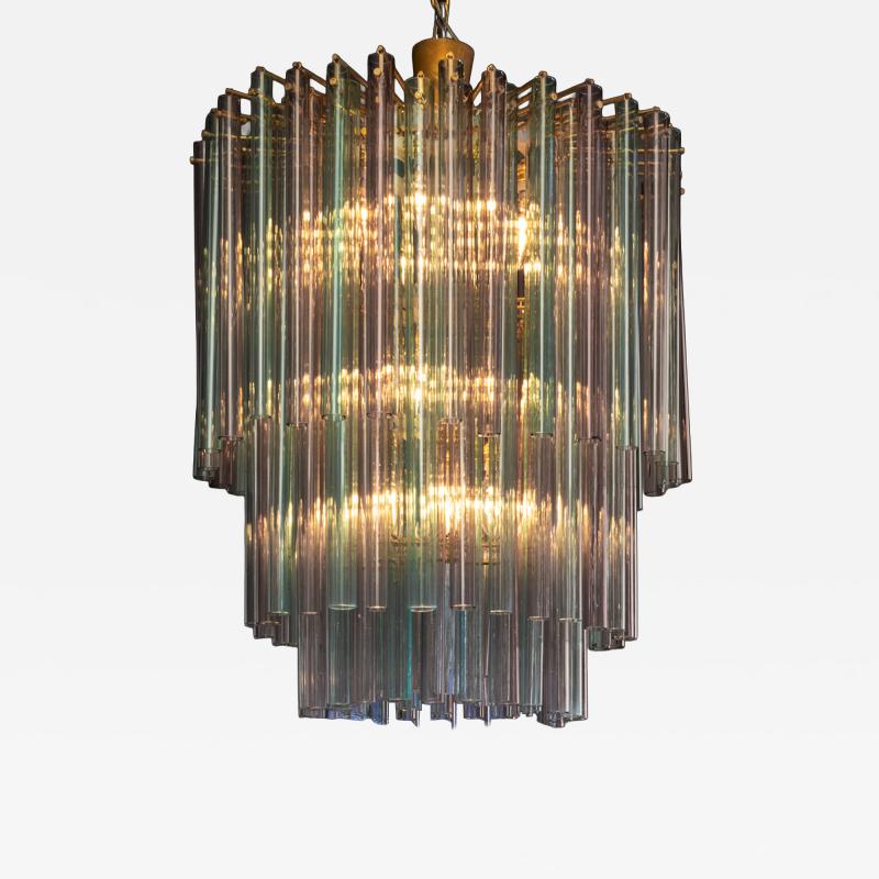 Venini Manufacture Glass chandelier by Venini Murano Italy 1964
