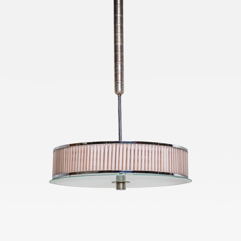 Venini Manufacture Pendant Lamp Attributed to Venini Italy 1930s 40s