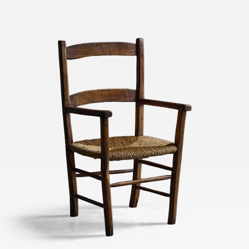 Vernacular Rural Armchair France Early 20th Century