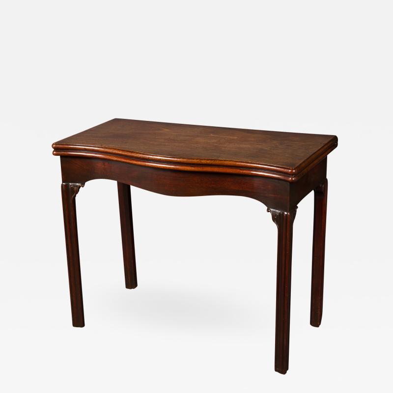 Very Fine George III Mahogany Games Table