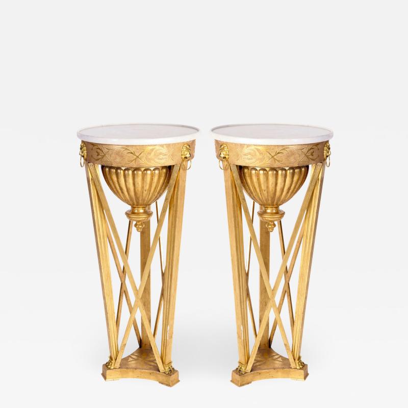Very Fine Pair of Italian Neoclassical Gueridons