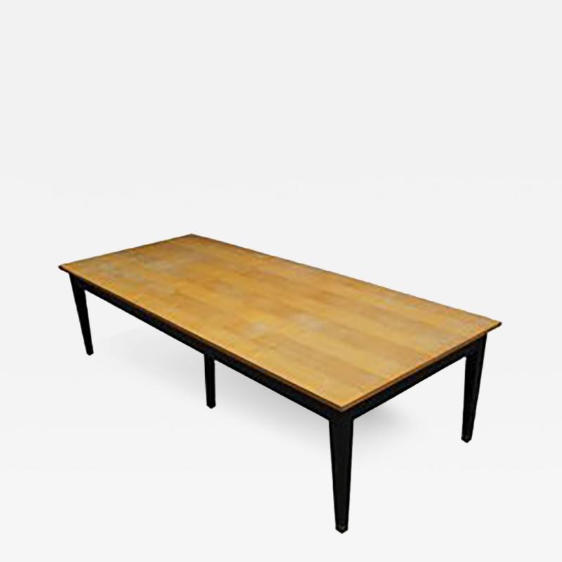 Very Large French Midcentury Dining or Conference Table