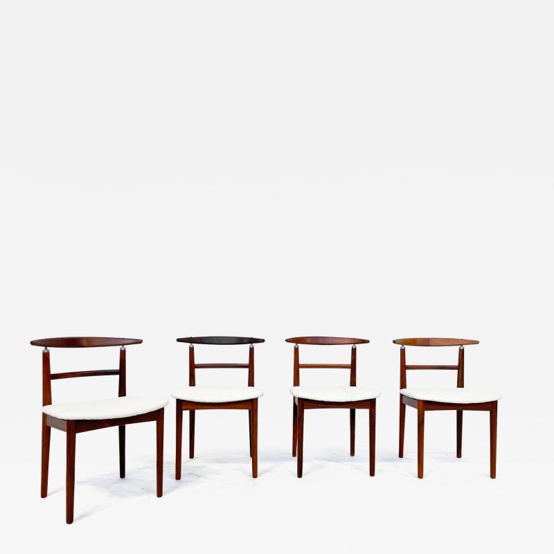 Vestervig Erikson Set of 4 Danish Dining Chairs by Vestervig Eriksen