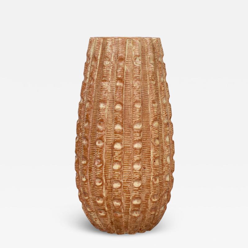 Vicke Lindstrand Monumental Vase with Echinoderm Form by Vicke Lindstrand for Ekeby