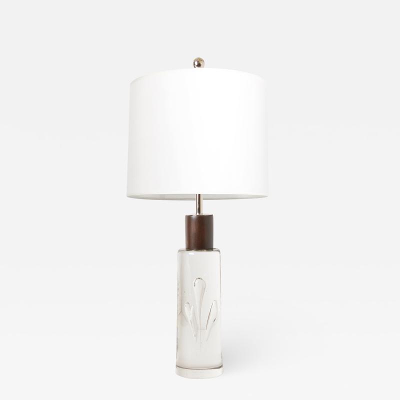 Vicke Lindstrand VICKE LINDSTRAND BUBBLE LAMP WITH WOOD A 