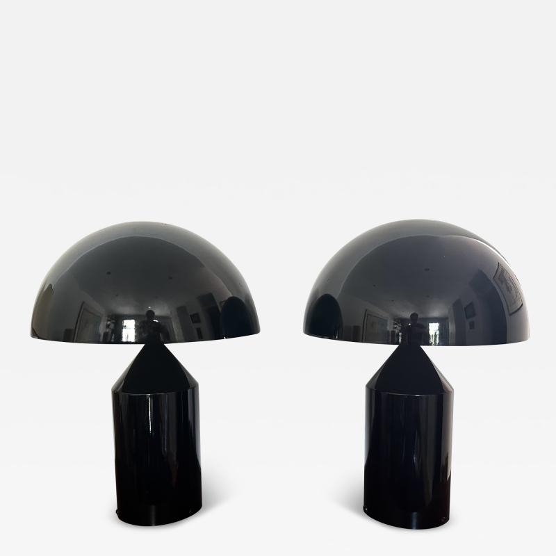 Vico Magistretti Pristine Early Vintage Atollos Lamps by Vico Magistretti