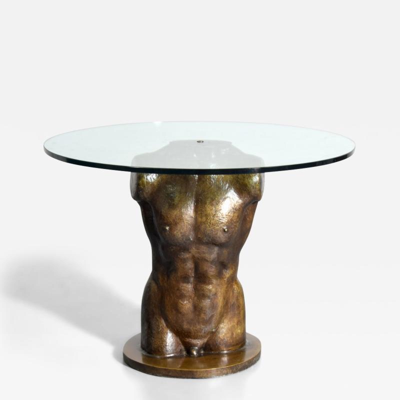 Victor Salmones Victor Salmones Torso Bronze Sculptural Dining Table
