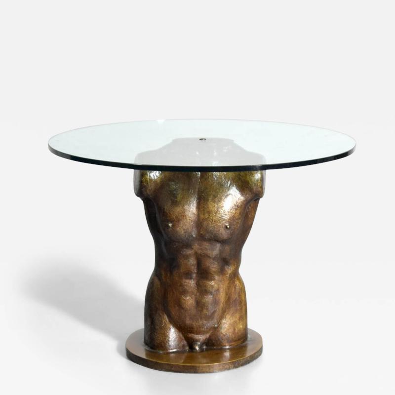 Victor Salmones Victor Salmones Torso Bronze Sculptural Dining Table